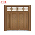 Porte d&#39;entrée en acier de luxe classique chinois Design entrée